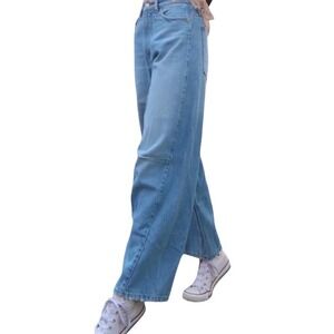 Y2K BDG Urban Outfitters High Rise Extreme Baggy Jeans Light Wash Denim Size 27